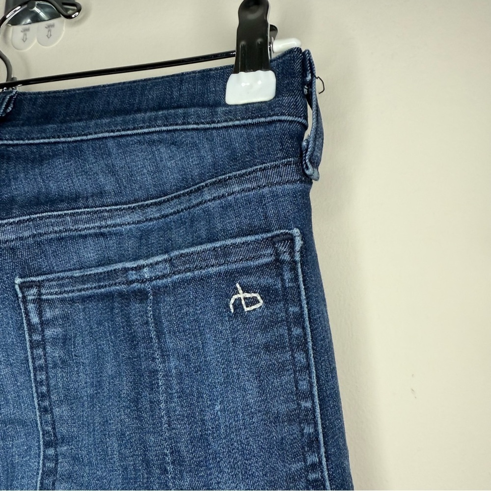 RAG&BONE High Rise Ankle Skinny Jeans in Tonal River Wash - Picture 10 of 13